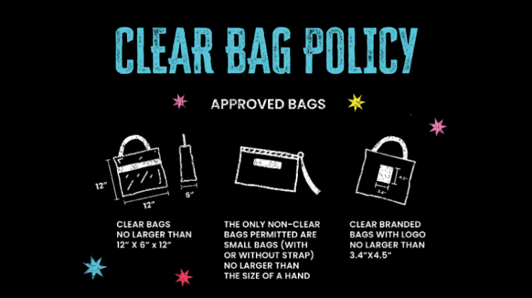 Plaza and Chavez Theatre Clear Bag Policy